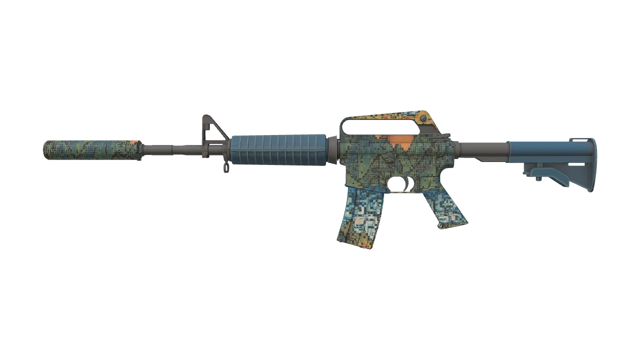 M4A1-S | Solitude seed #428, front