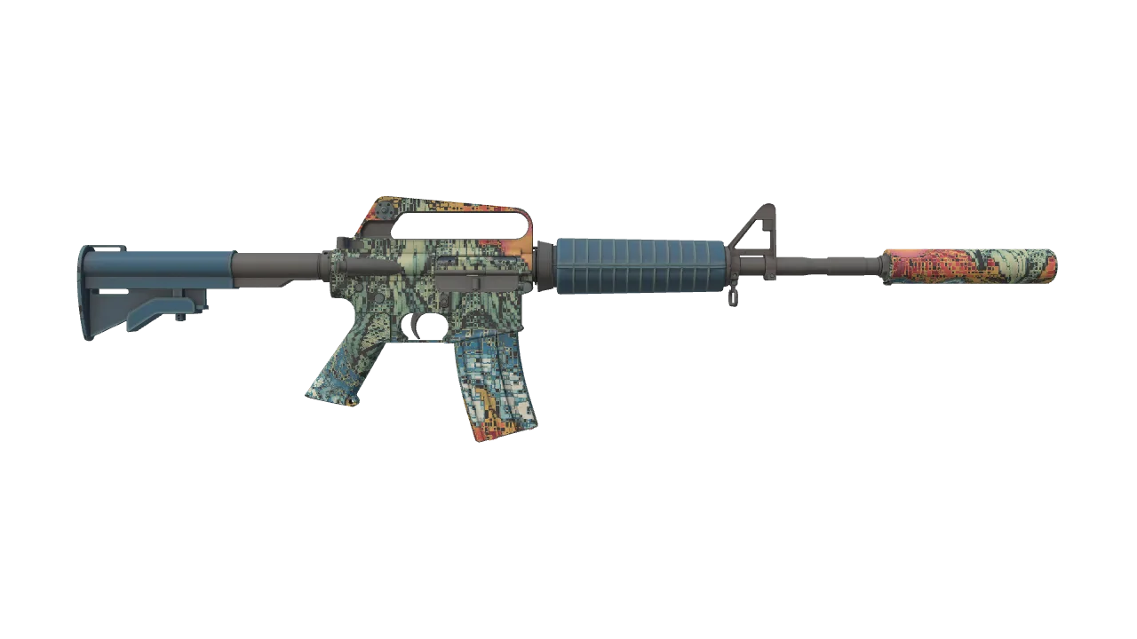 M4A1-S | Solitude seed #431, back