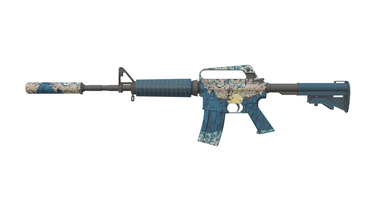 M4A1-S | Solitude seed #433, front