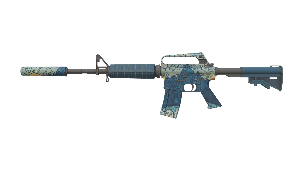 M4A1-S | Solitude seed #435, front