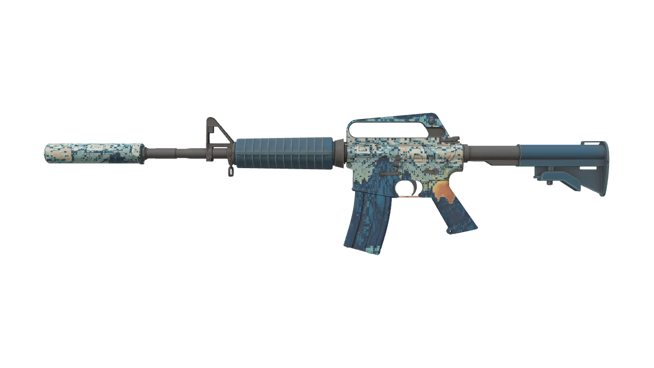 M4A1-S | Solitude seed #436, front