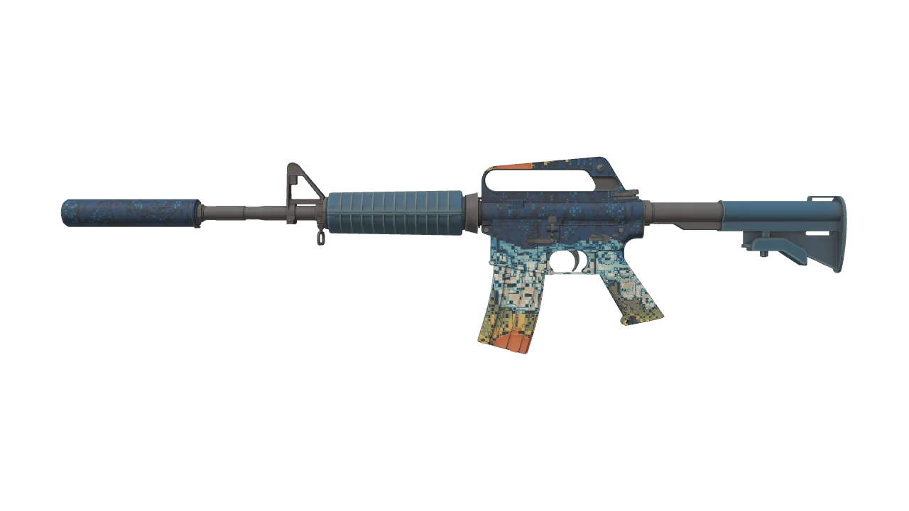 M4A1-S | Solitude seed #437, front