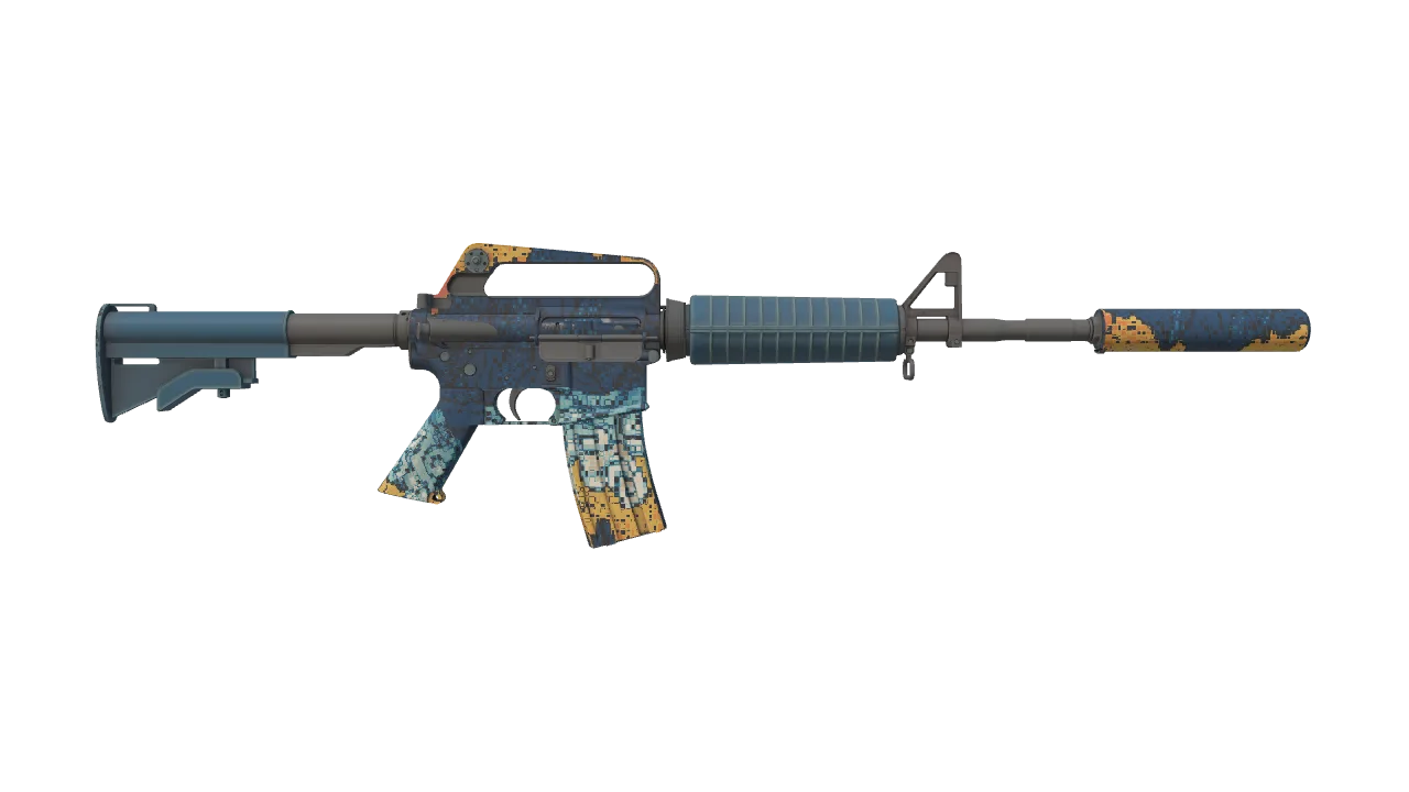 M4A1-S | Solitude seed #438, back