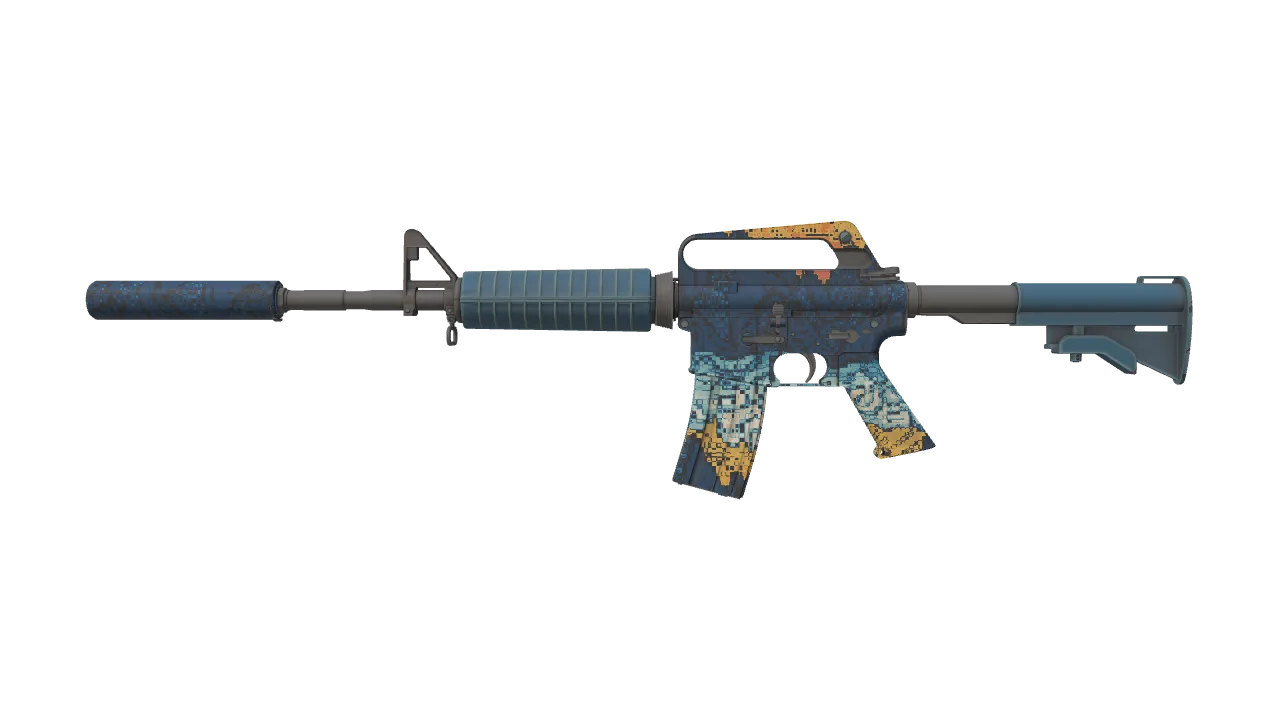 M4A1-S | Solitude seed #438, front