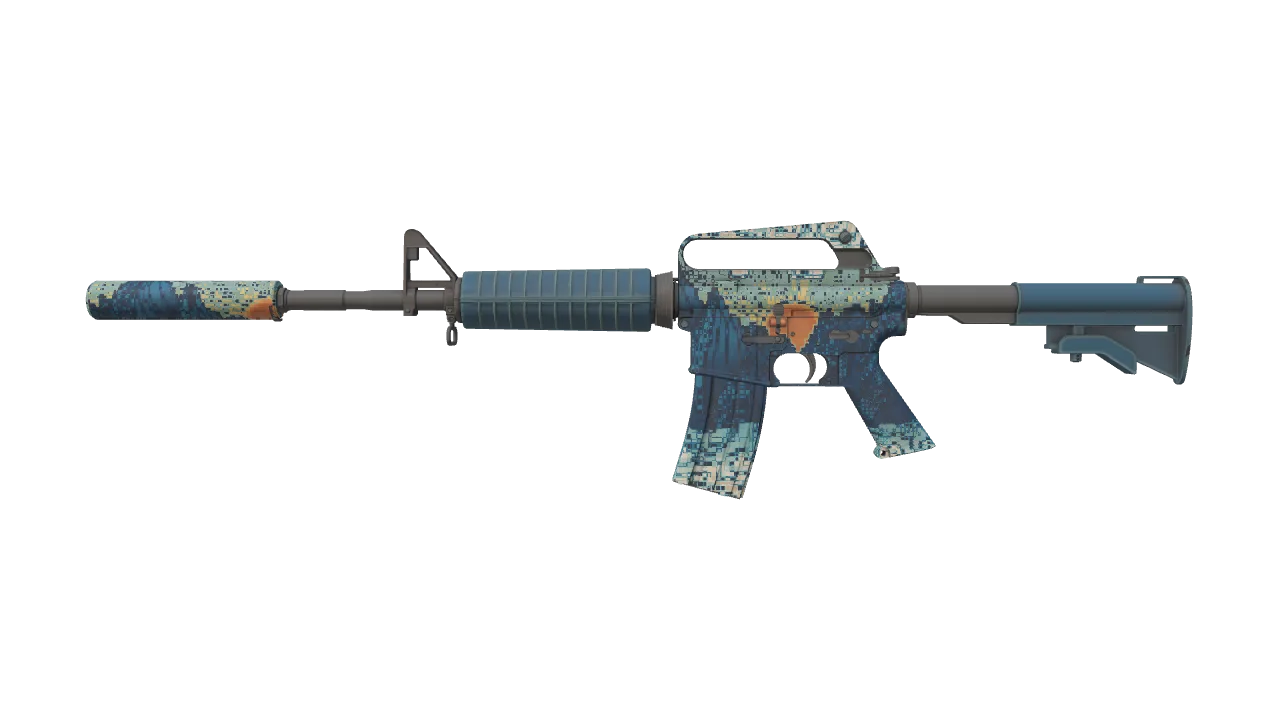 M4A1-S | Solitude seed #439, front