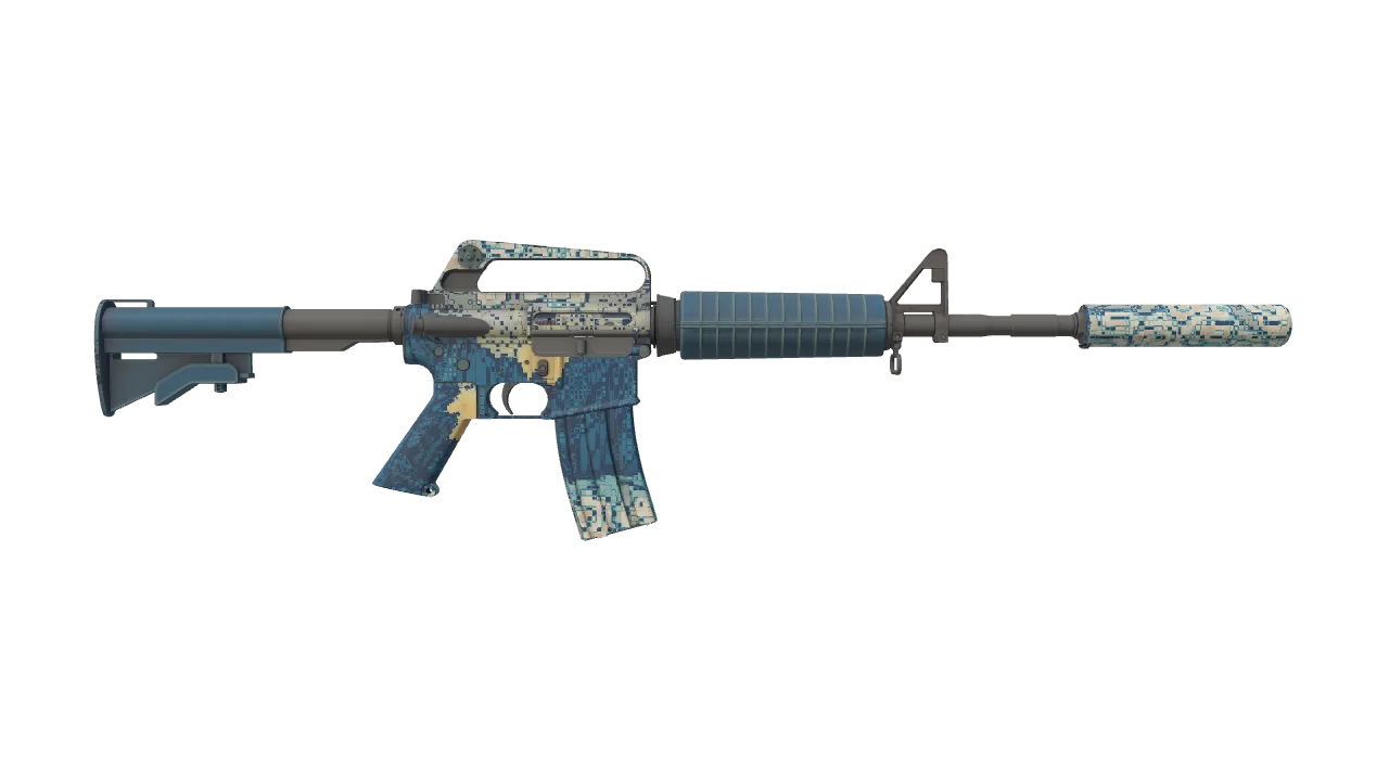 M4A1-S | Solitude seed #44, back