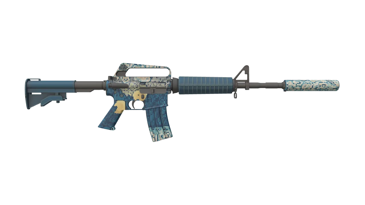 M4A1-S | Solitude seed #440, back