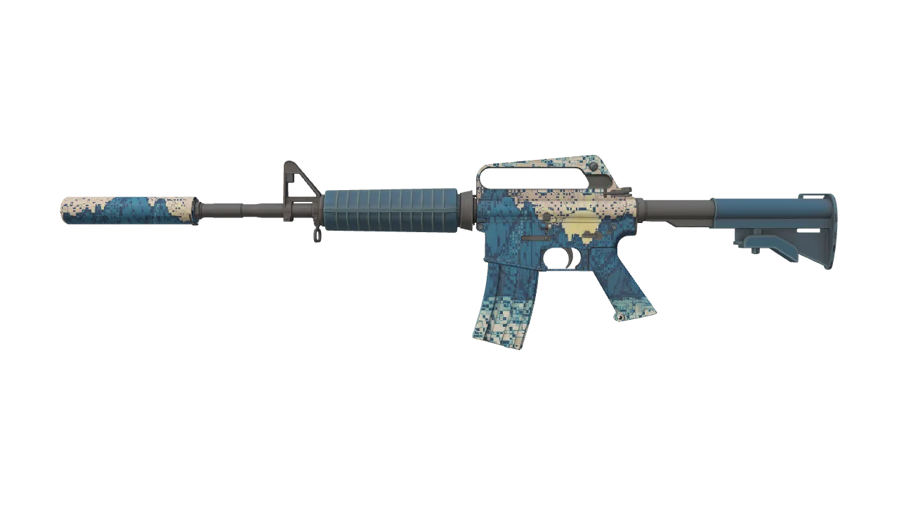 M4A1-S | Solitude seed #441, front