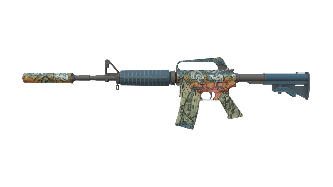 M4A1-S | Solitude seed #442, front