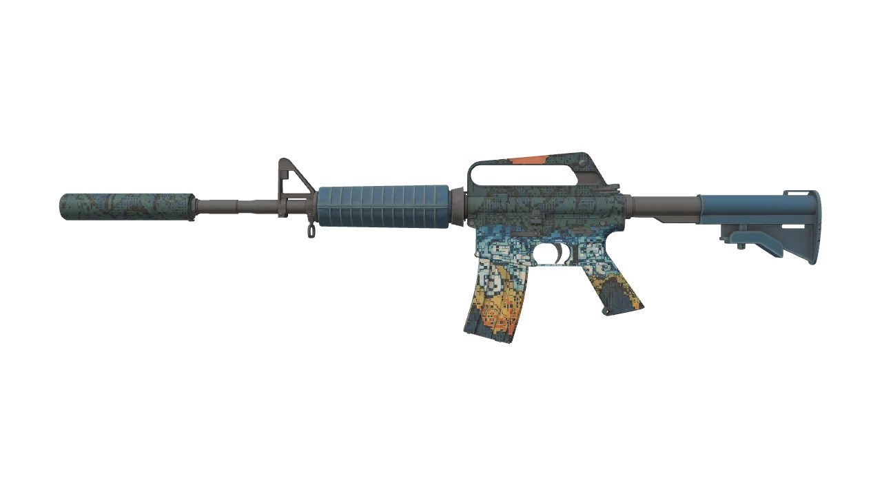M4A1-S | Solitude seed #443, front