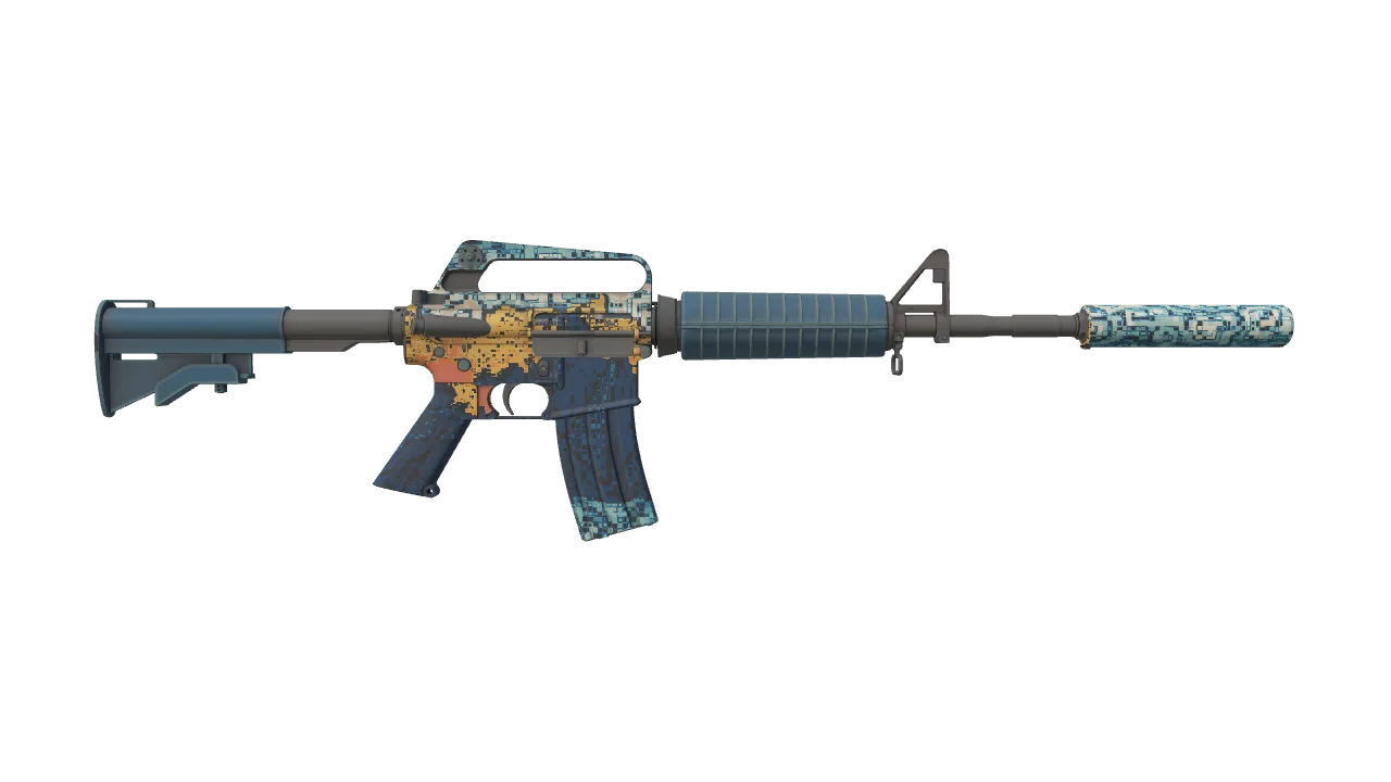 M4A1-S | Solitude seed #449, back