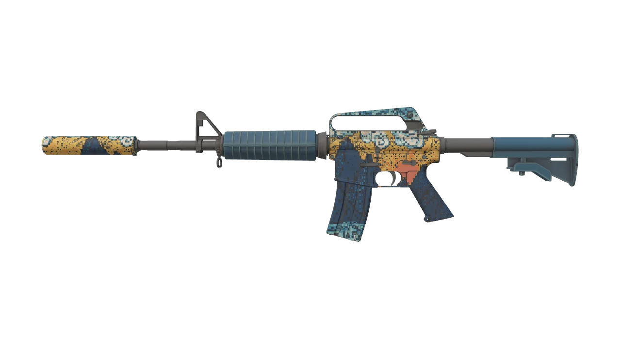 M4A1-S | Solitude seed #449, front