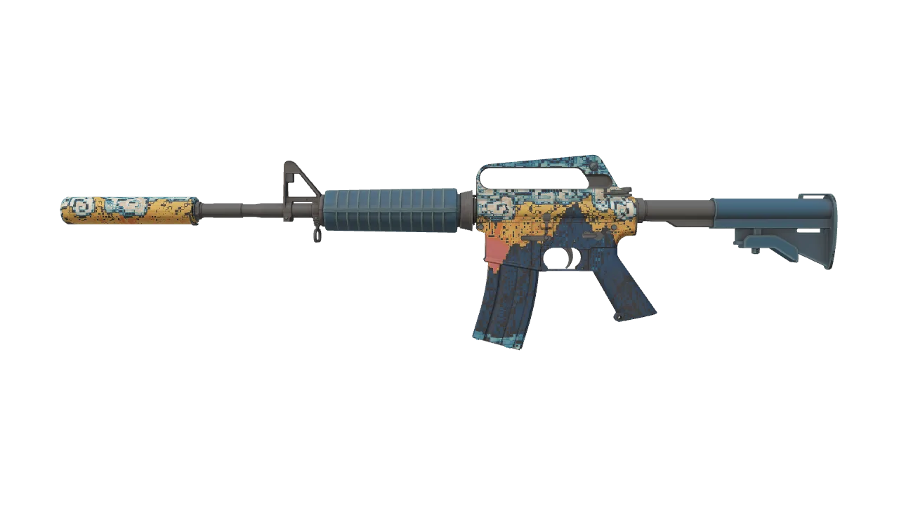 M4A1-S | Solitude seed #450, front