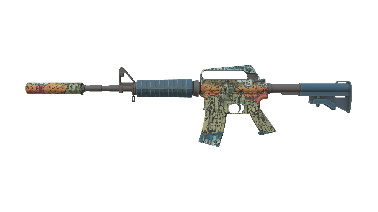 M4A1-S | Solitude seed #452, front