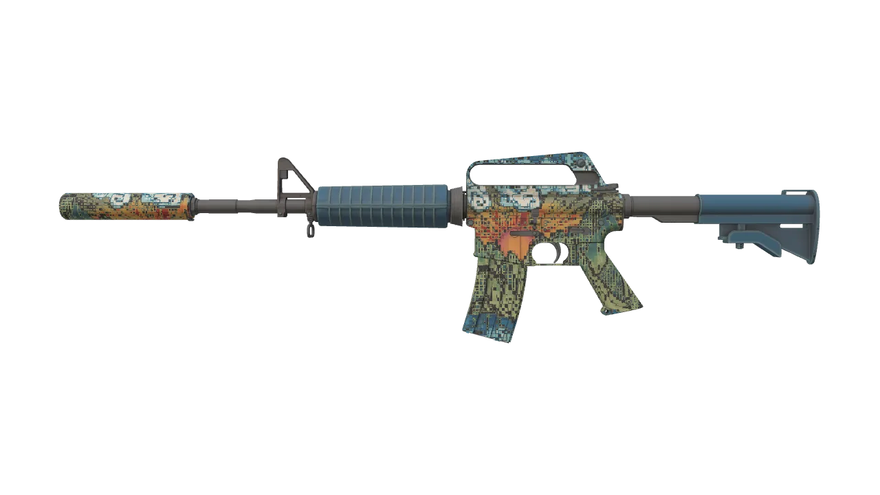 M4A1-S | Solitude seed #457, front