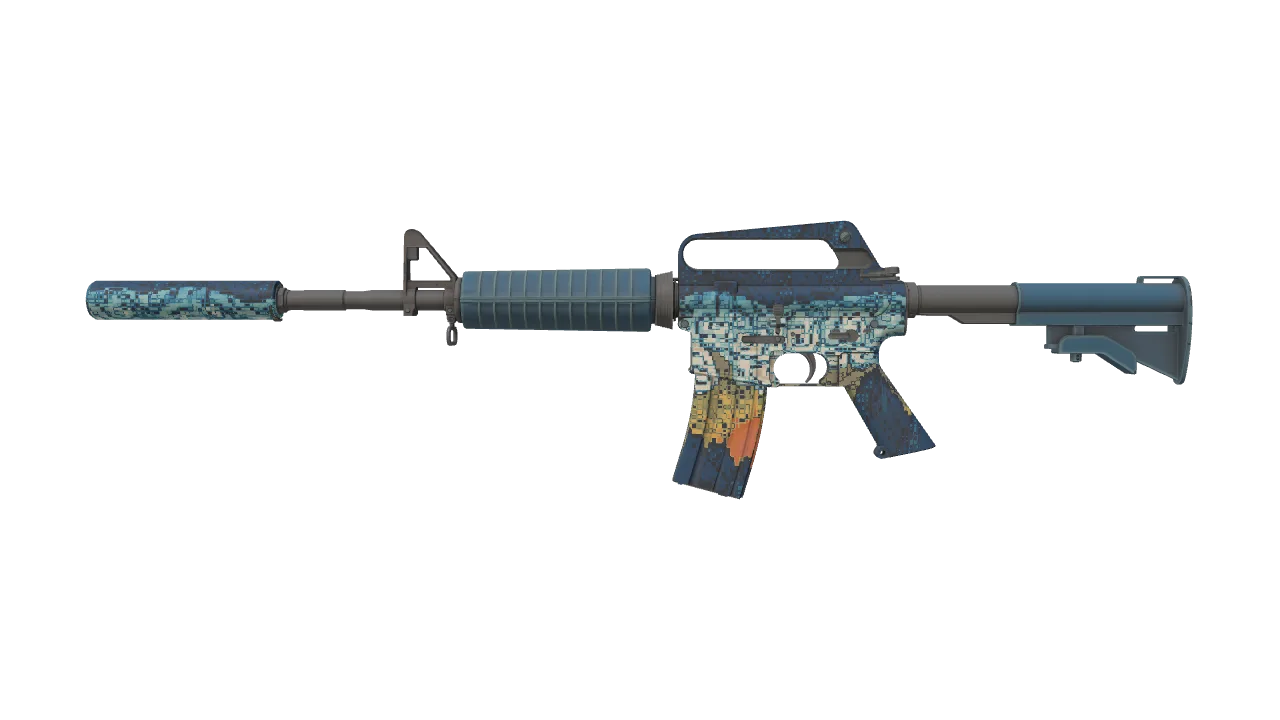 M4A1-S | Solitude seed #458, front