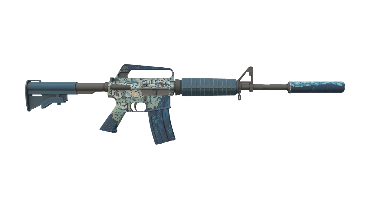 M4A1-S | Solitude seed #460, back