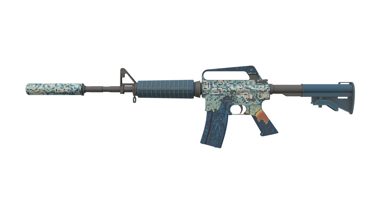 M4A1-S | Solitude seed #460, front