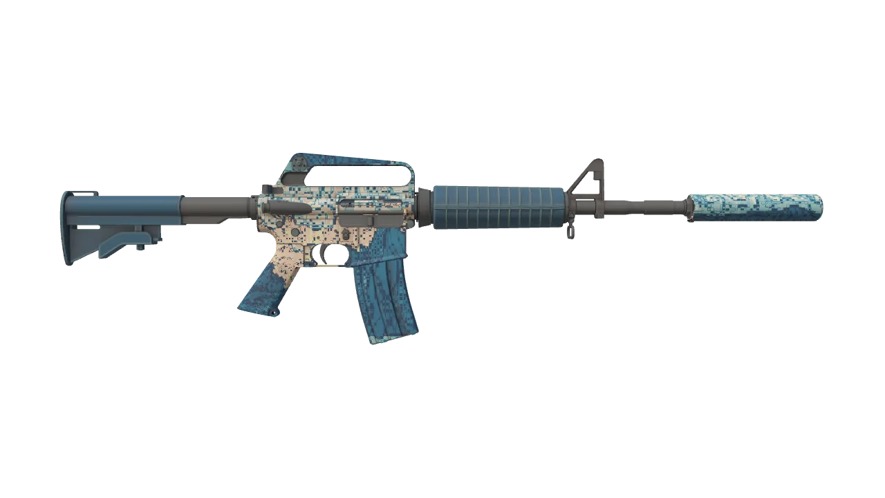 M4A1-S | Solitude seed #461, back