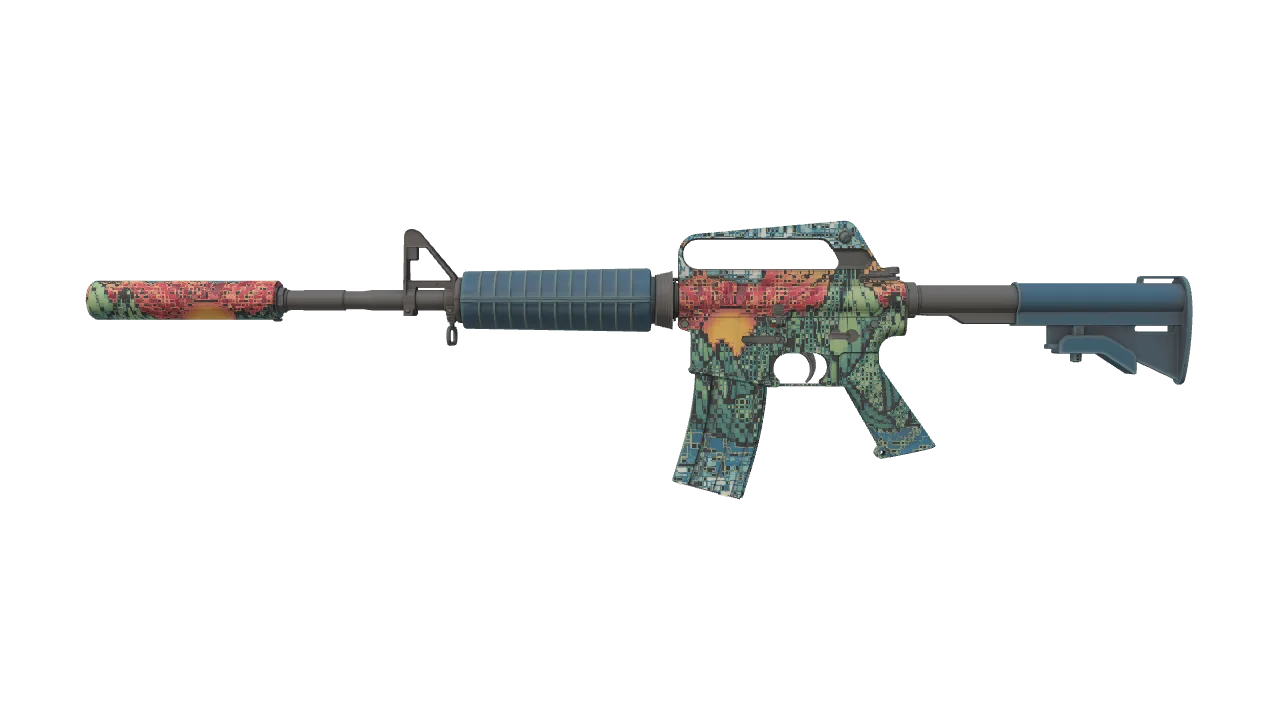 M4A1-S | Solitude seed #462, front
