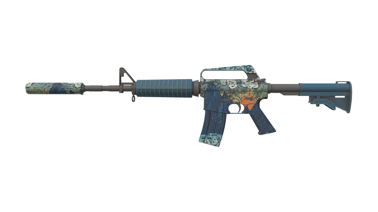 M4A1-S | Solitude seed #463, front