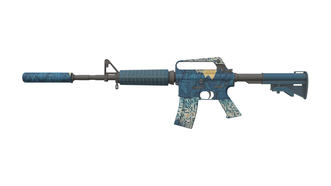 M4A1-S | Solitude seed #465, front