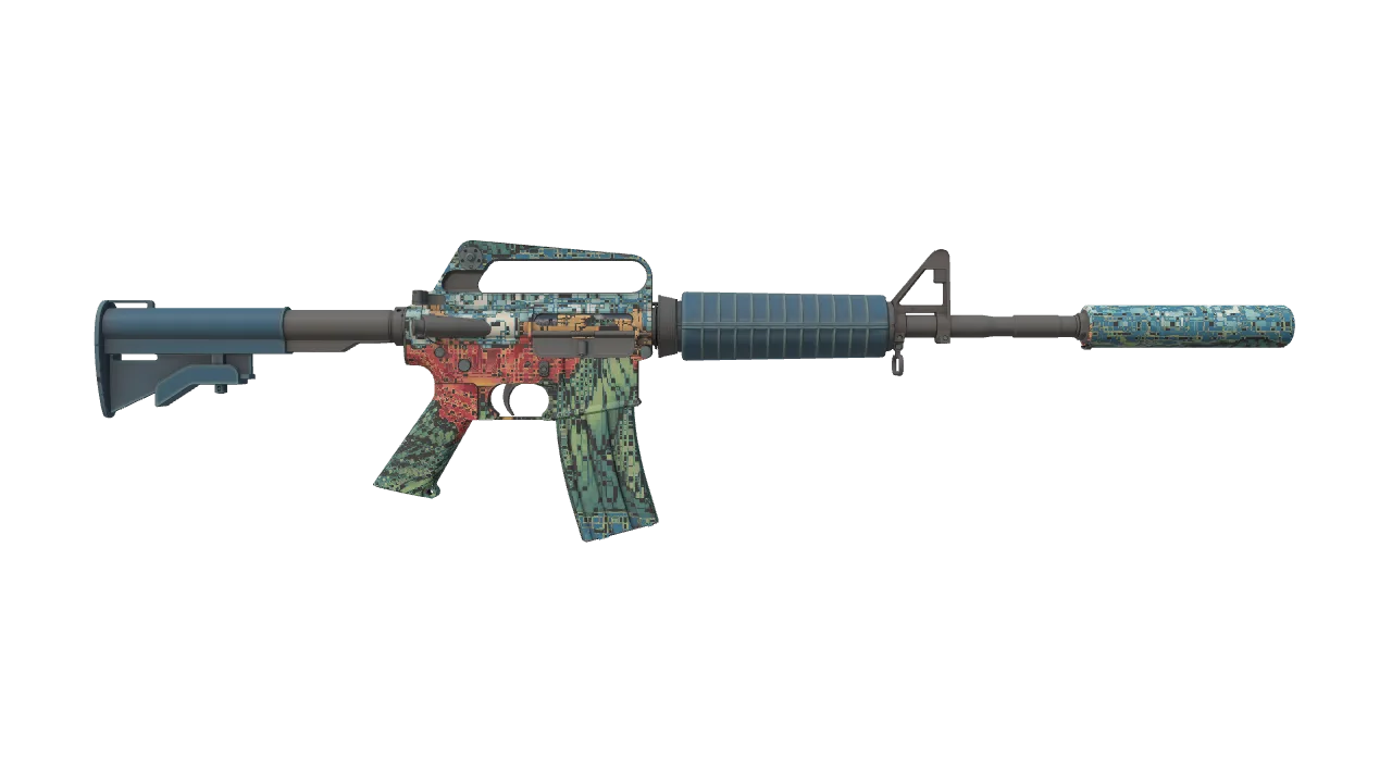 M4A1-S | Solitude seed #468, back