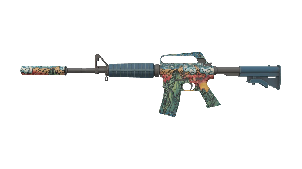 M4A1-S | Solitude seed #468, front