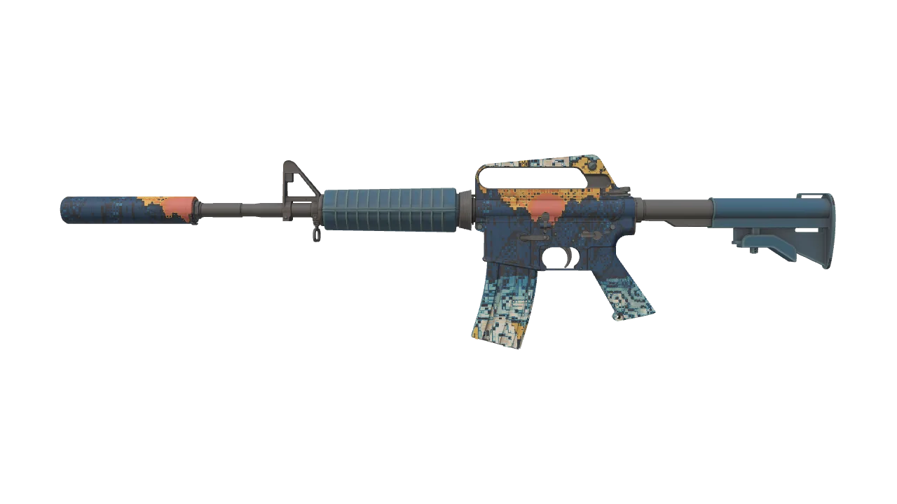 M4A1-S | Solitude seed #47, front