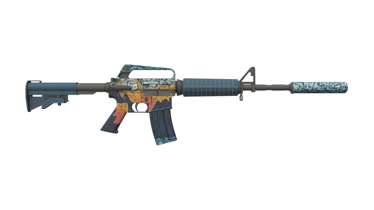 M4A1-S | Solitude seed #471, back
