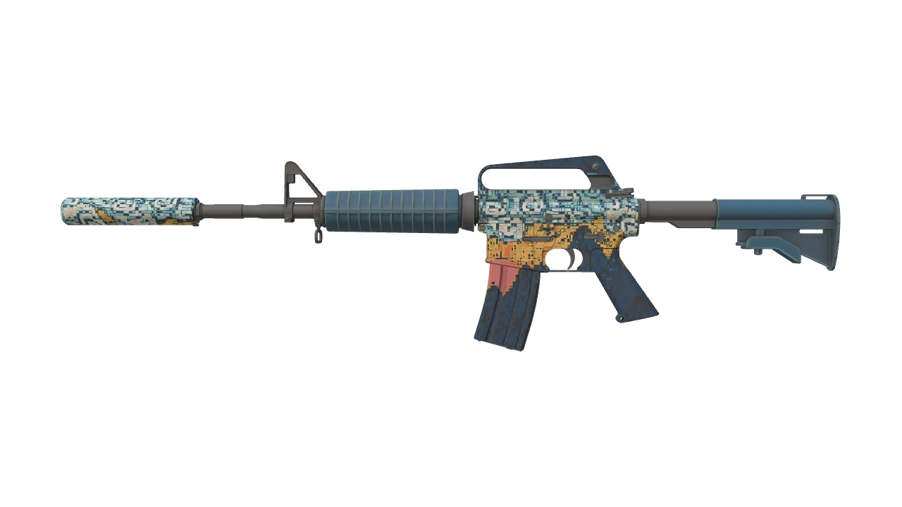 M4A1-S | Solitude seed #476, front