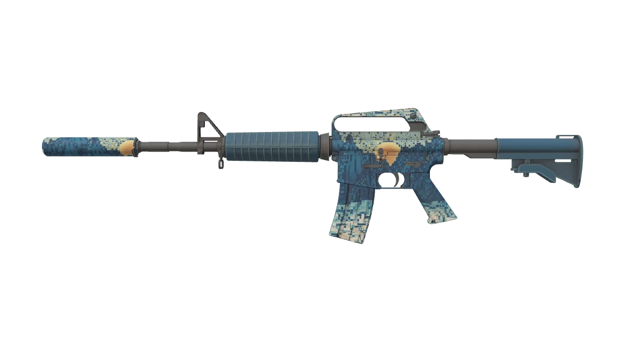 M4A1-S | Solitude seed #477, front