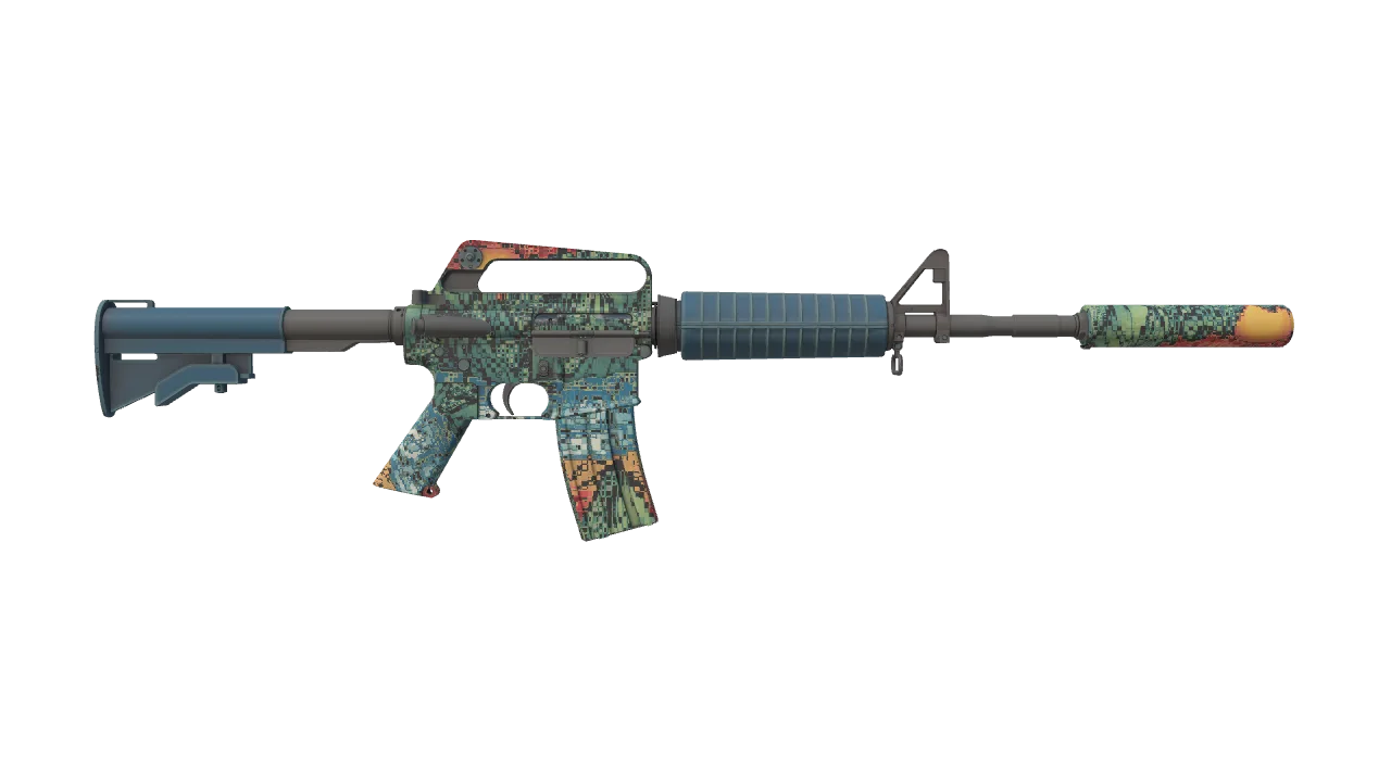 M4A1-S | Solitude seed #479, back