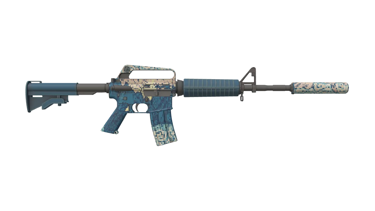 M4A1-S | Solitude seed #48, back