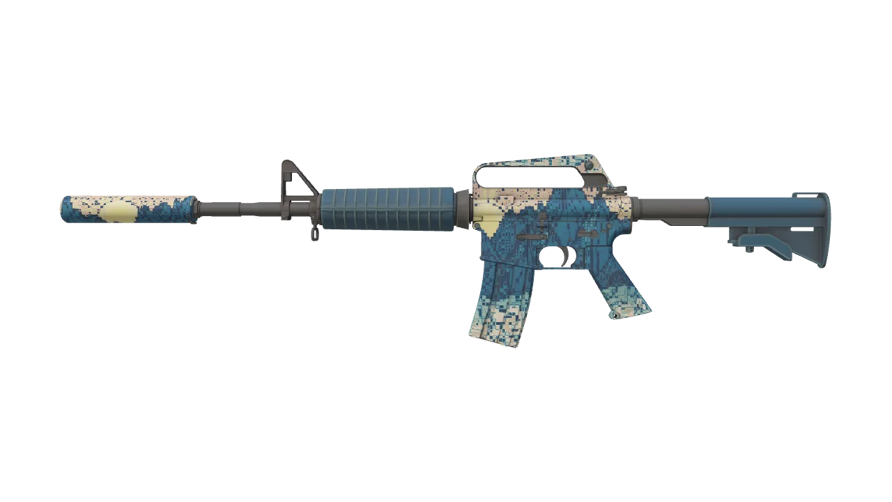 M4A1-S | Solitude seed #48, front