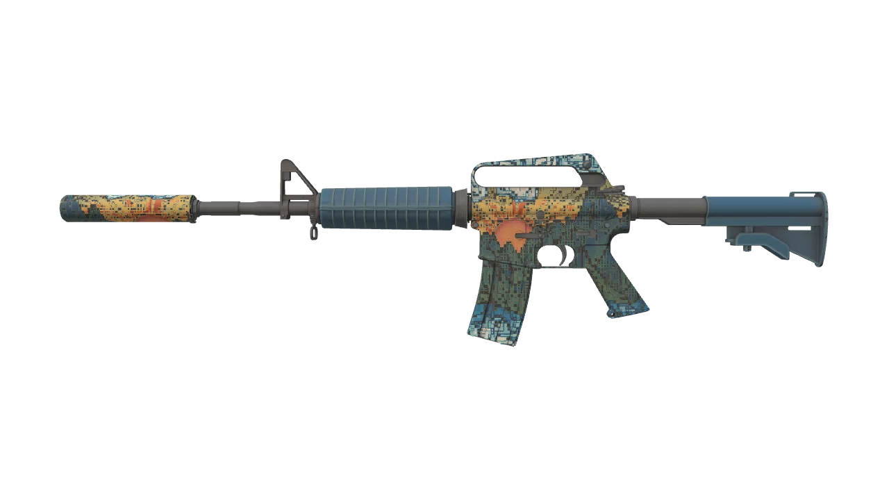 M4A1-S | Solitude seed #480, front