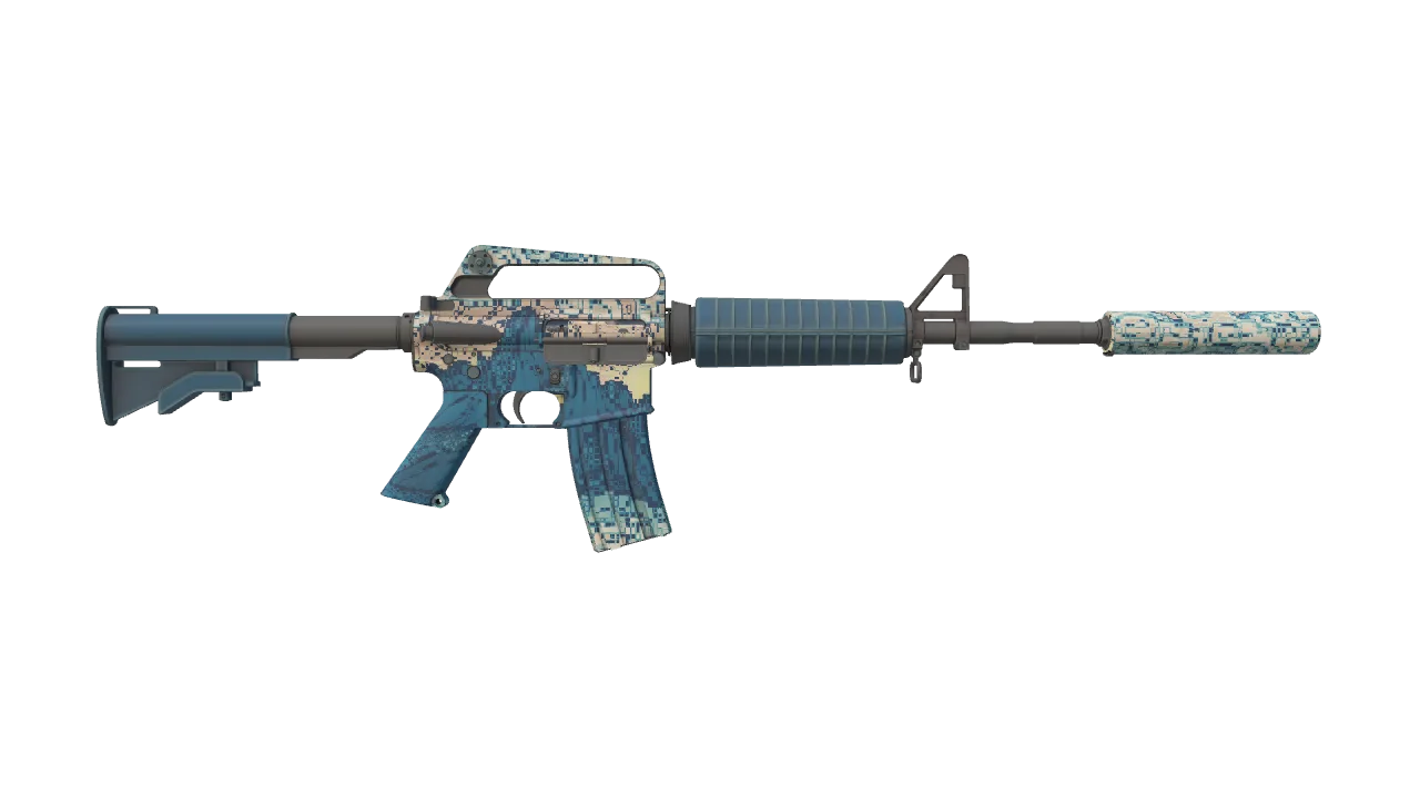 M4A1-S | Solitude seed #482, back