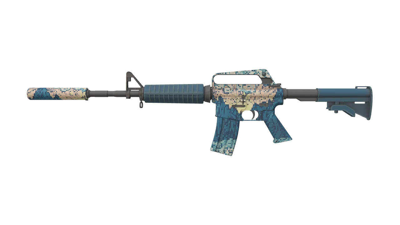 M4A1-S | Solitude seed #482, front