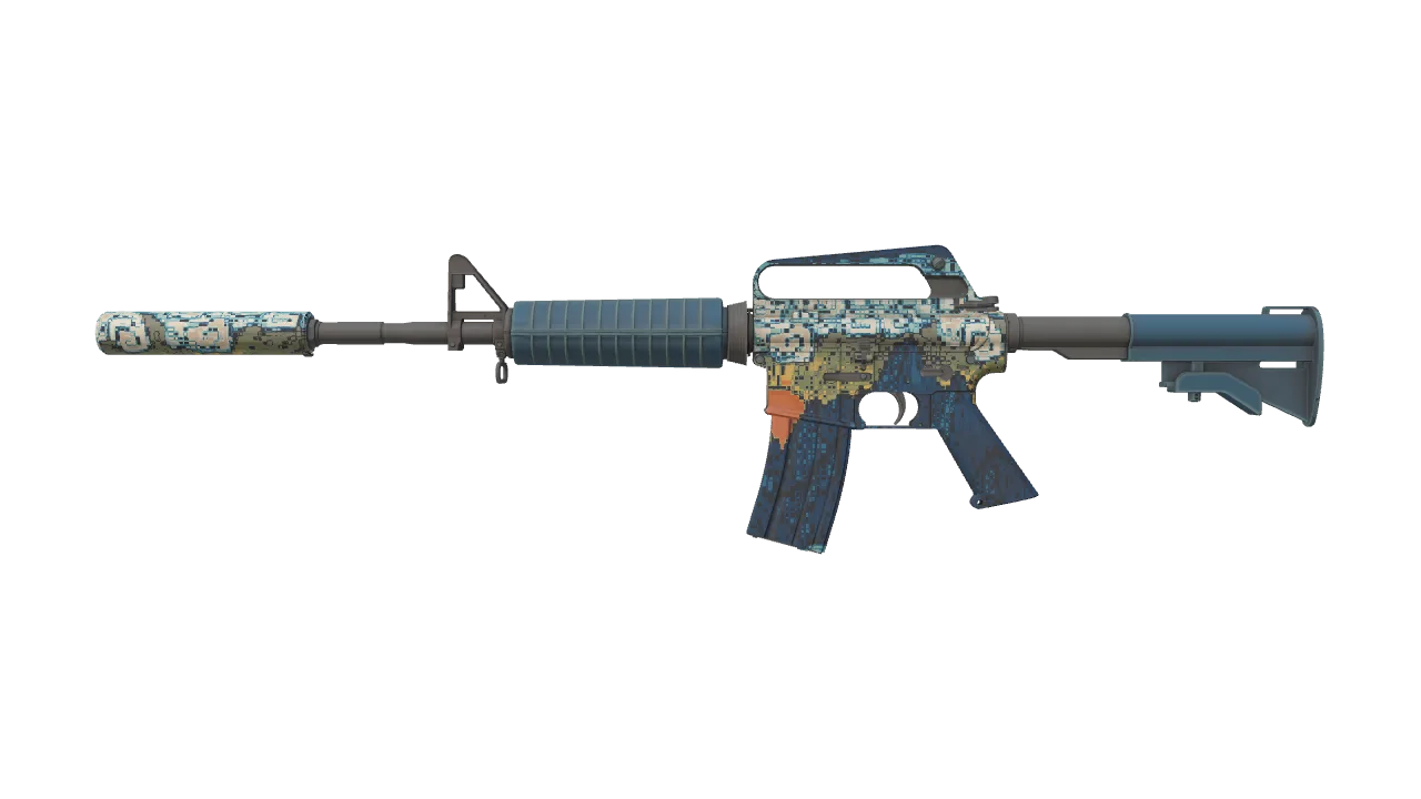 M4A1-S | Solitude seed #487, front