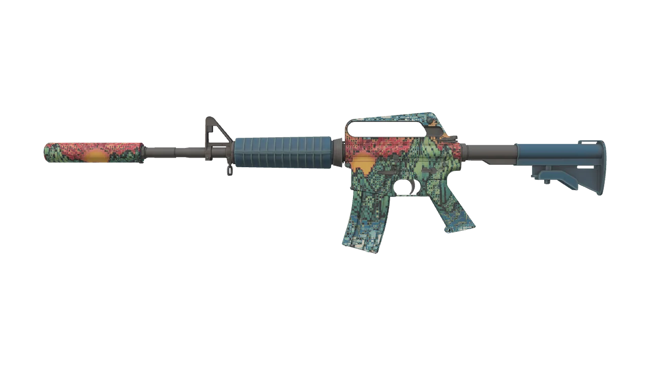 M4A1-S | Solitude seed #488, front