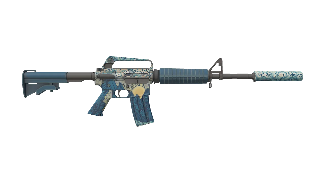 M4A1-S | Solitude seed #489, back