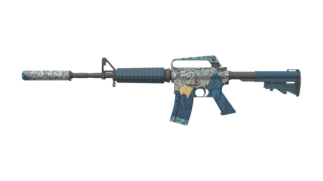 M4A1-S | Solitude seed #489, front