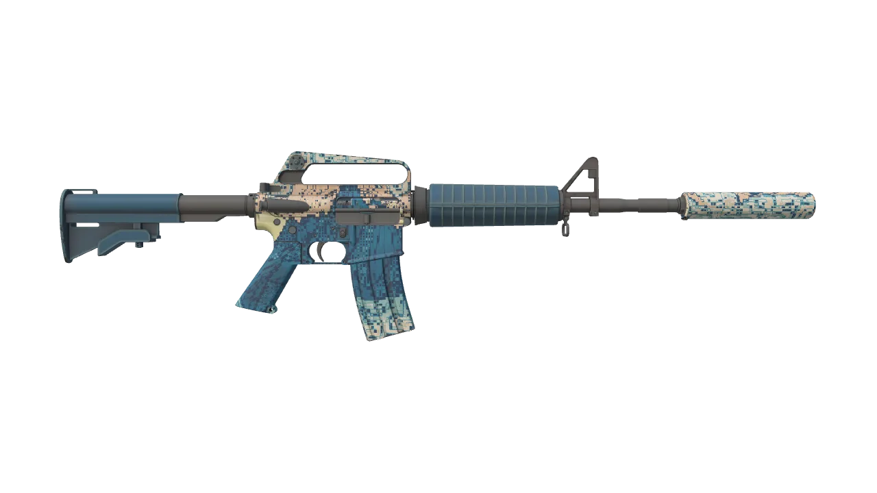 M4A1-S | Solitude seed #490, back
