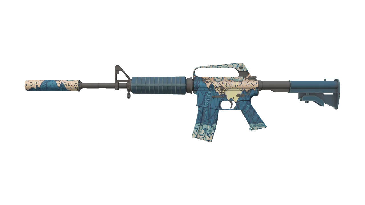 M4A1-S | Solitude seed #490, front