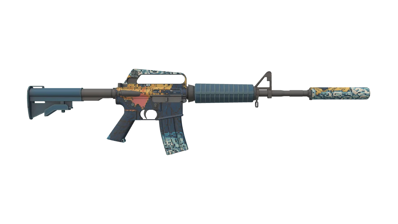M4A1-S | Solitude seed #493, back