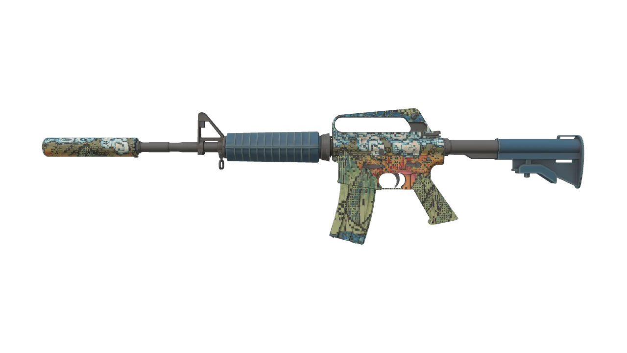 M4A1-S | Solitude seed #494, front