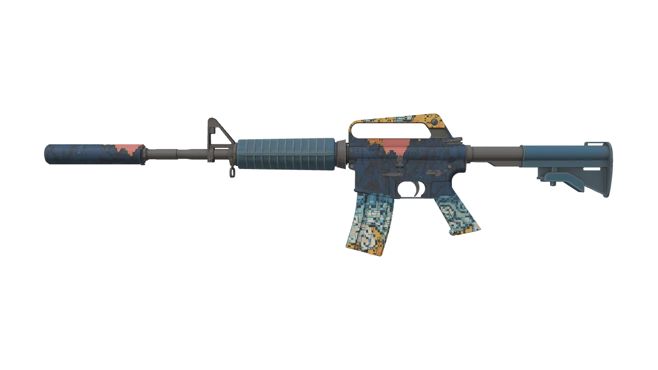 M4A1-S | Solitude seed #495, front