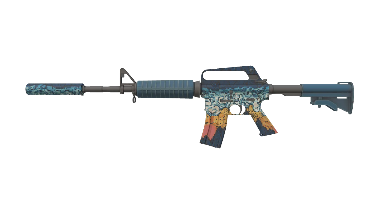 M4A1-S | Solitude seed #499, front