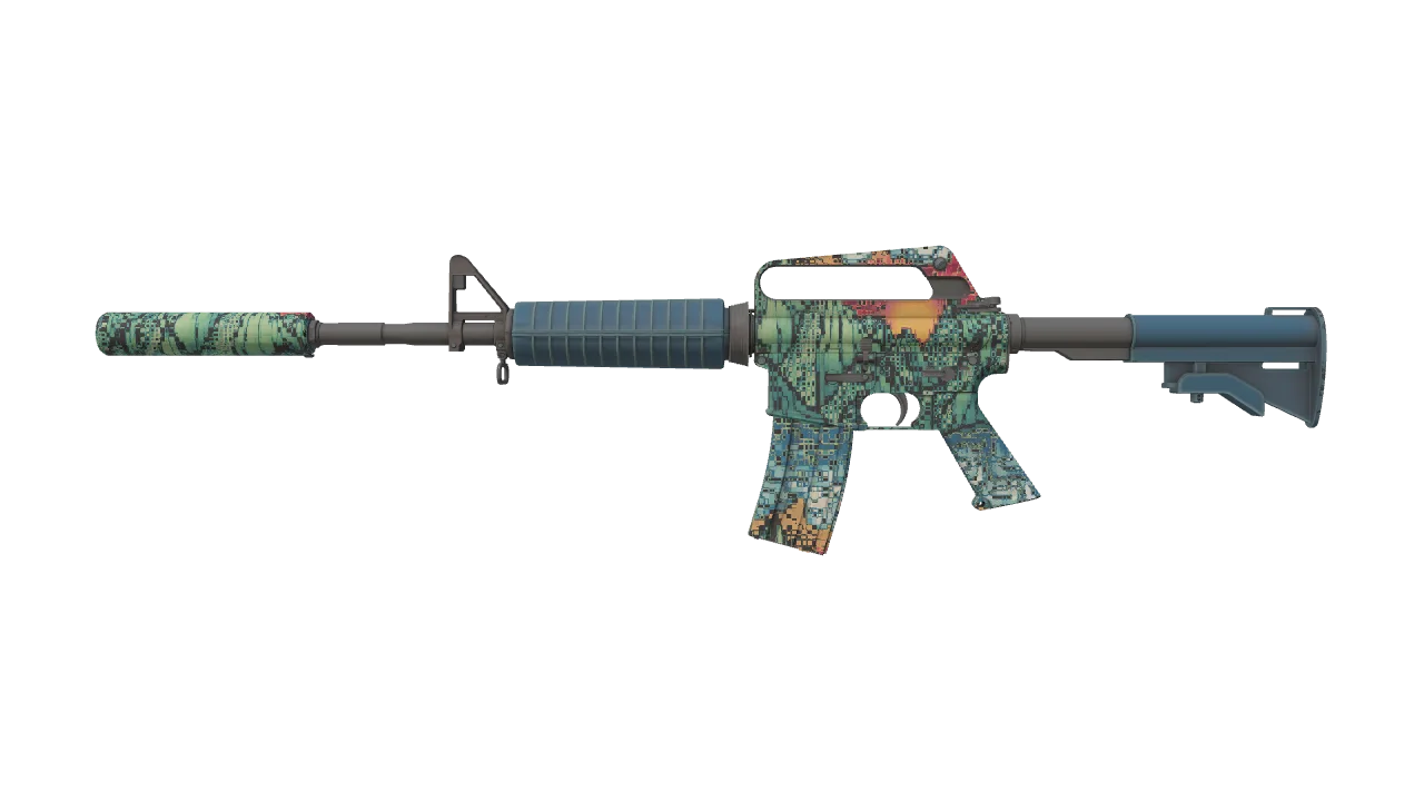 M4A1-S | Solitude seed #501, front