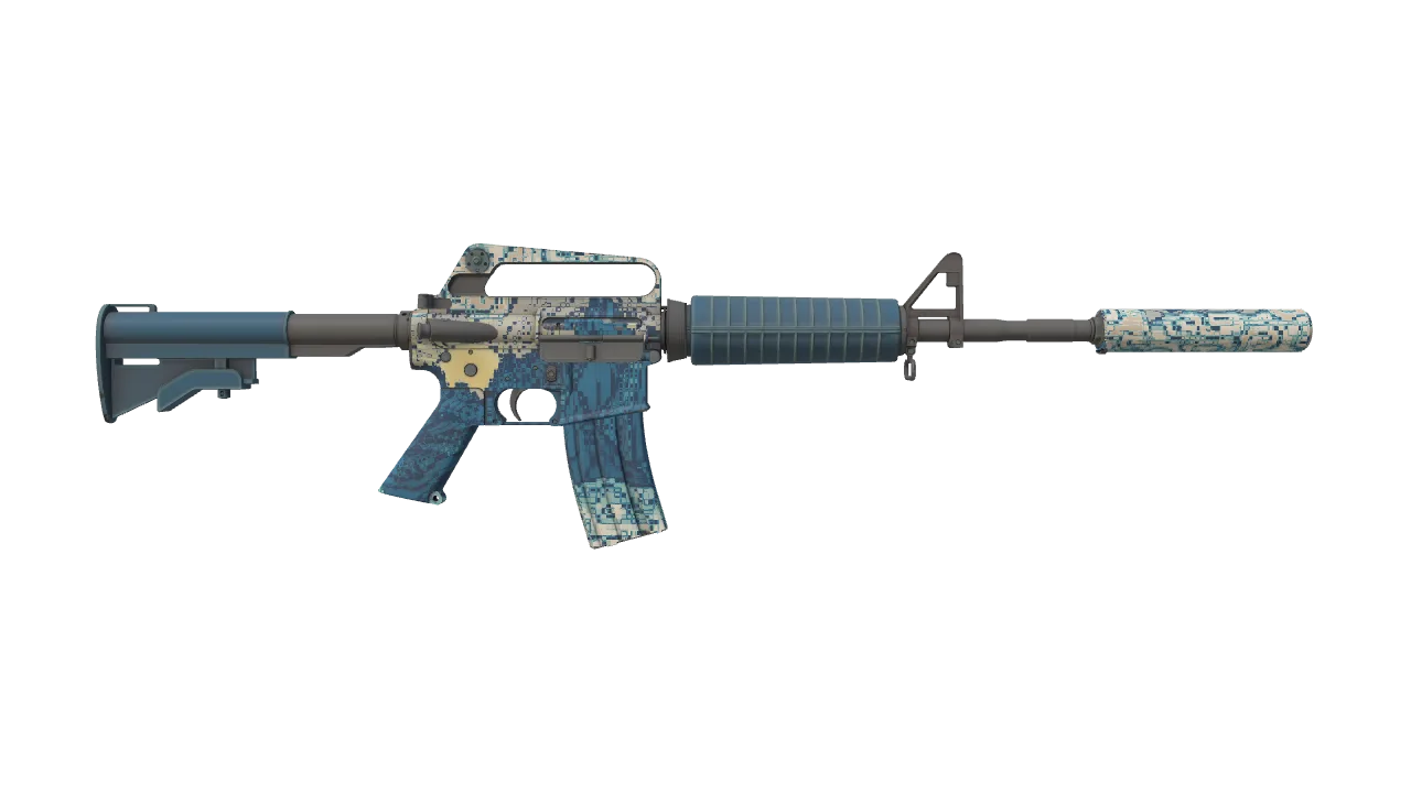 M4A1-S | Solitude seed #503, back